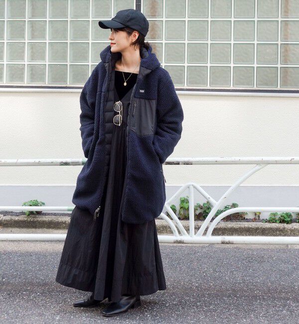 NOLLEY'S「◇【WEB限定】【TAION/タイオン】別注ボア&times;ダウンフードコート(リバーシブル) 」|ダウン|