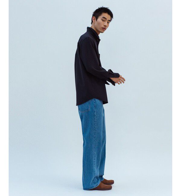 ADAM ET ROPE'「ブリーチ ストレート スラックスデニム / ADAM ET ROPE' JEANS -IMAG-」|デニム|