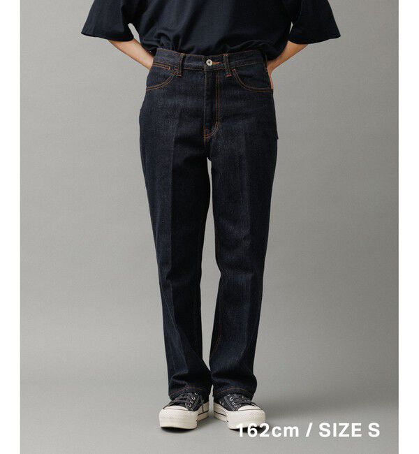 ADAM ET ROPE'「ブリーチ ストレート スラックスデニム / ADAM ET ROPE' JEANS -IMAG-」|デニム|