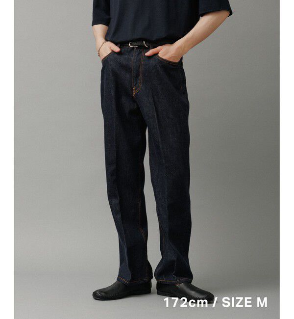 ADAM ET ROPE'「ブリーチ ストレート スラックスデニム / ADAM ET ROPE' JEANS -IMAG-」|デニム|