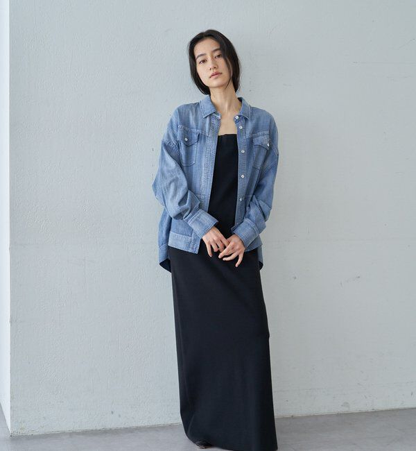  「【再入荷】シアーデニムシャツ」|シャツ・ブラウス|