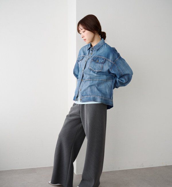 「【再入荷】シアーデニムシャツ」|シャツ・ブラウス|