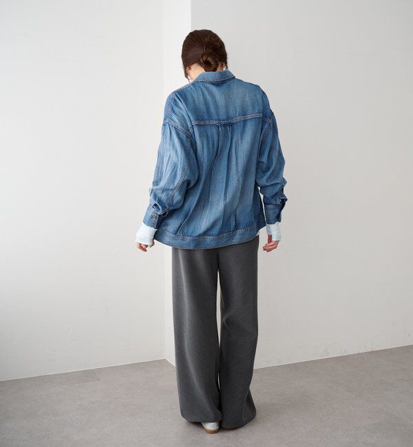  「【再入荷】シアーデニムシャツ」|シャツ・ブラウス|