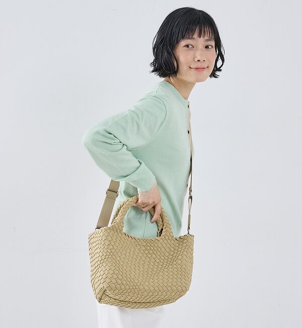 collex「2WAYナイロンテープメッシュトート&ショルダーバッグ」|トートバッグ|ベージュ