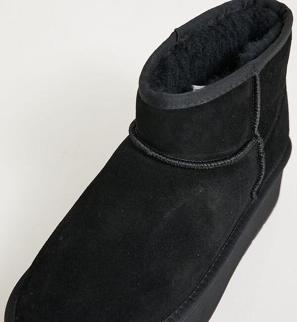 Rouge vif「【EMU/エミュー】PLATFORM MICROショートムートンブーツ」|ショートブーツ|