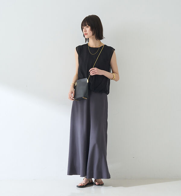 Rouge vif「レイヤードニットプルオーバーTシャツ」|ニット・セーター|