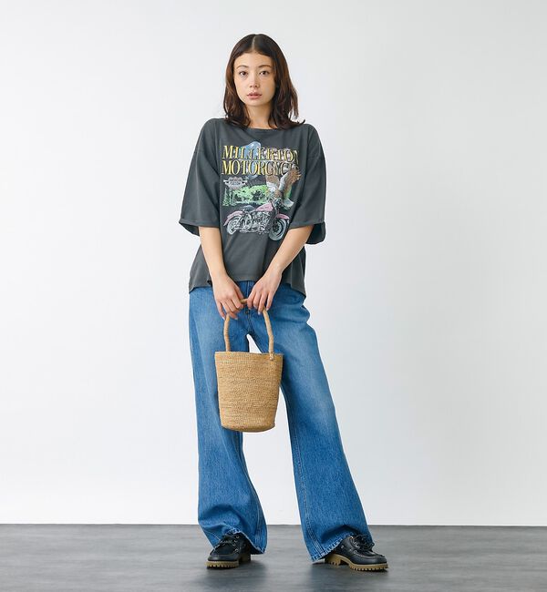 Rouge vif「【MADE IN MADA /メイドインマダ】ワンハンドル かごバッグ」|かごバッグ|