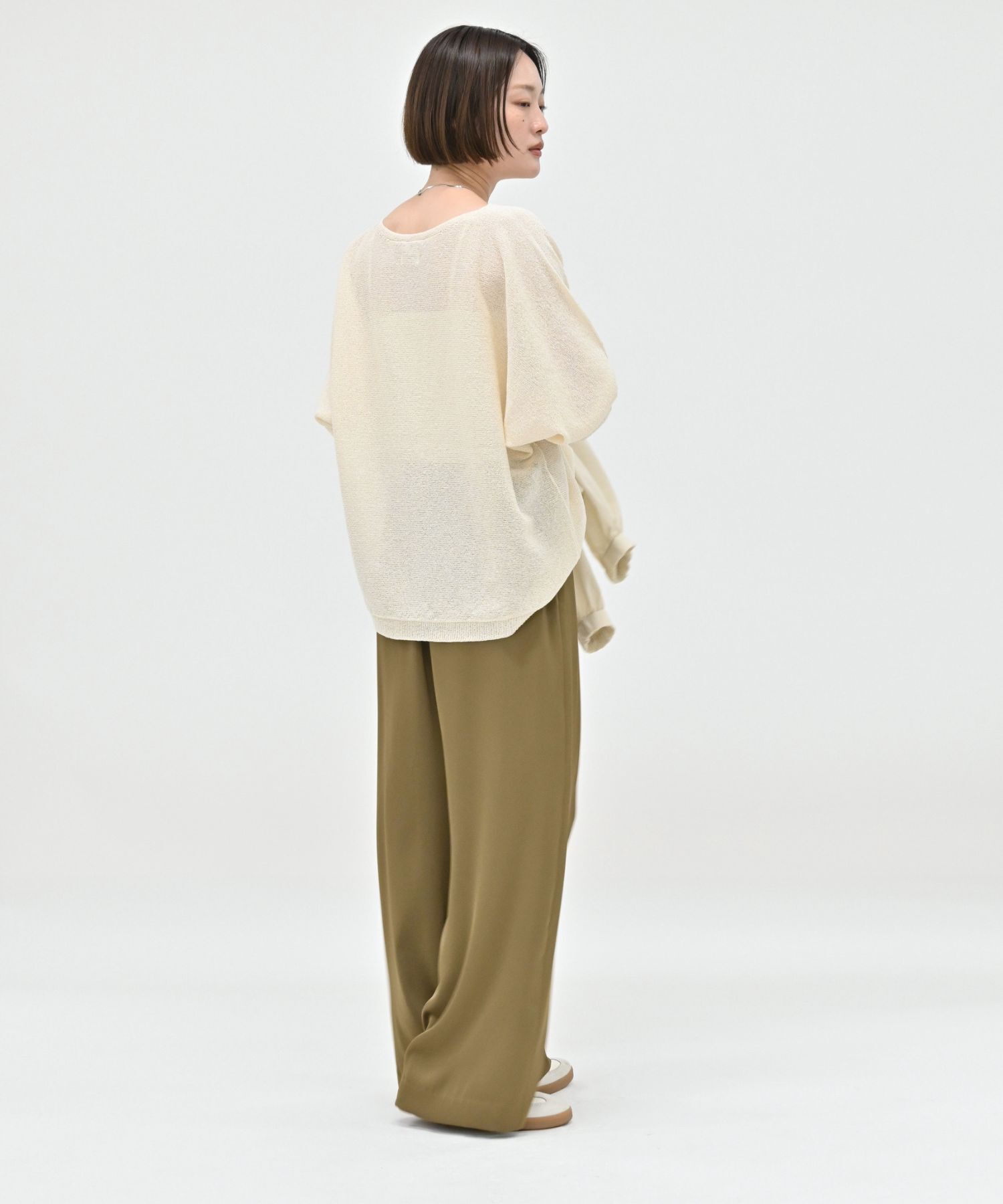 qualite「【夏まで快適に着られる】camifine ニットプルオーバー」|Tシャツ・カットソー|