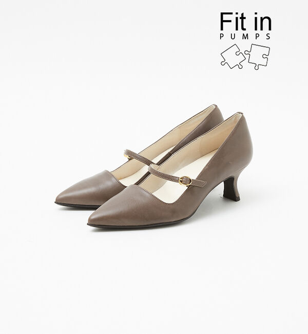 AU BANNISTER「【Fit in PUMPS】メリージェーンパンプス」|パンプス|グレージュ