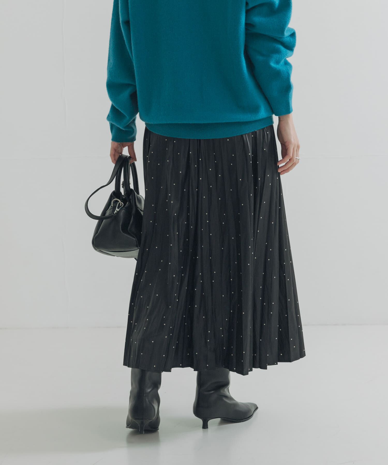 URBAN RESEARCH「チンツプリーツスカート」|スカート|ブラック系その他