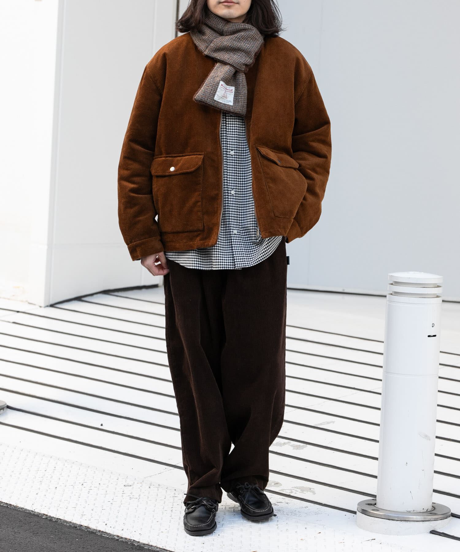 Sonny Label 「HARRIS TWEED中綿マフラー」|マフラー|