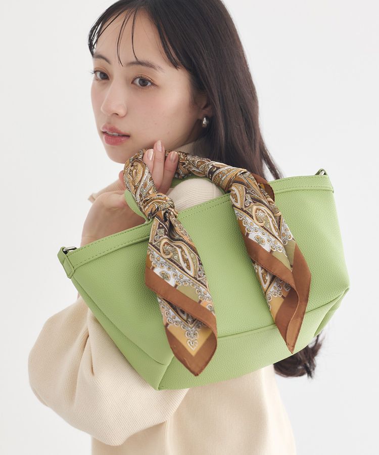 earth music&ecology「スカーフSET 2WAYミニトートバッグ」|トートバッグ|