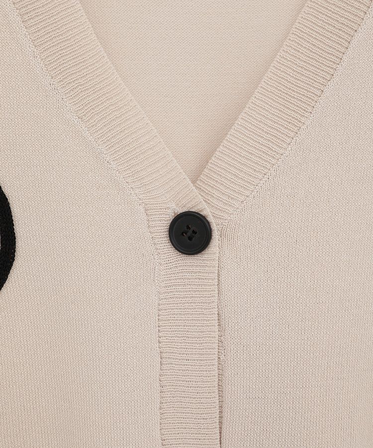 armonia「刺繍コードVネックフレンチカーディガン」|カーディガン|