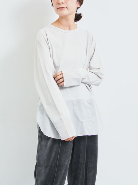 SM2「布帛切替ロンT」|Tシャツ・カットソー|