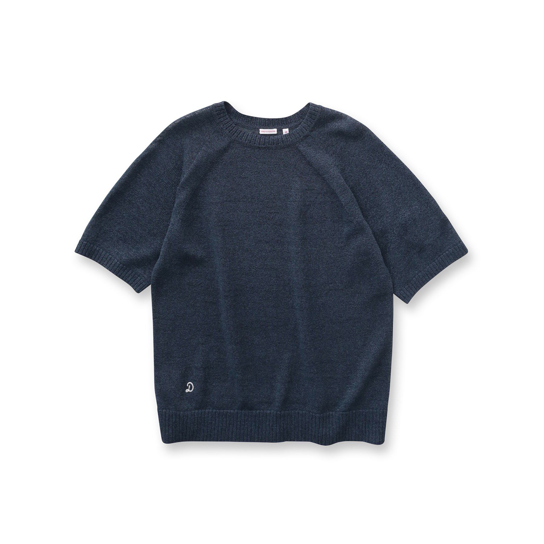 DRESSTERIOR「ペーパーコットン ハーフスリーブニット」|ニット・セーター|