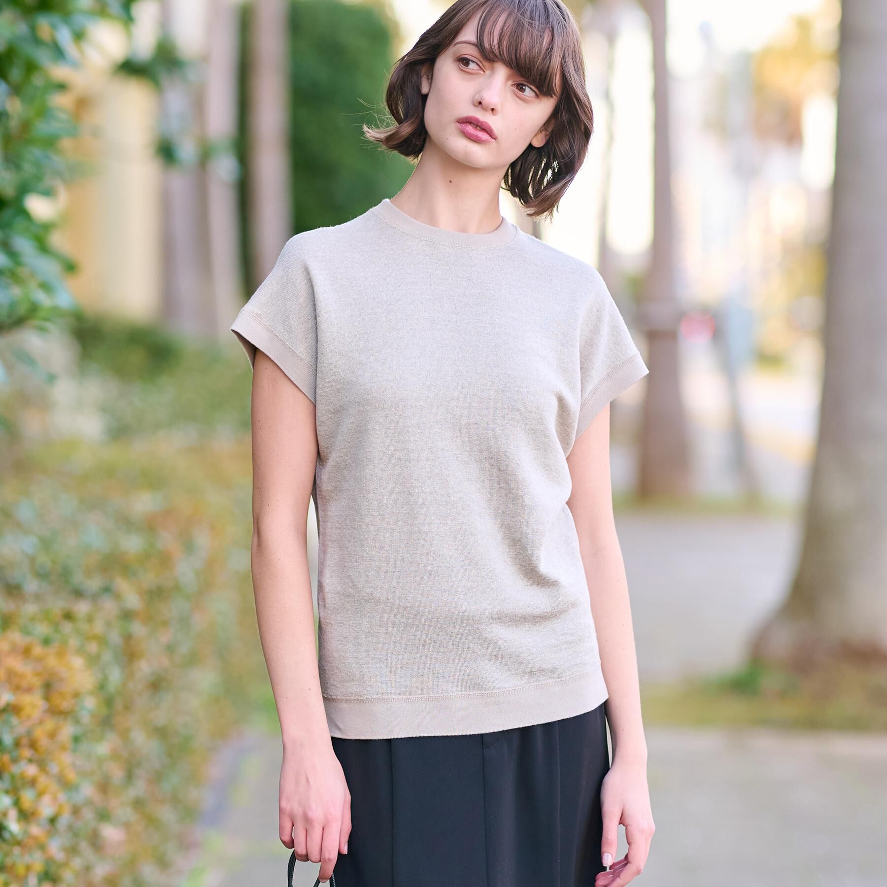 DRESSTERIOR「【毎年人気！／ウォッシャブル】リネン裏毛フレンチプルオーバー」|Tシャツ・カットソー|