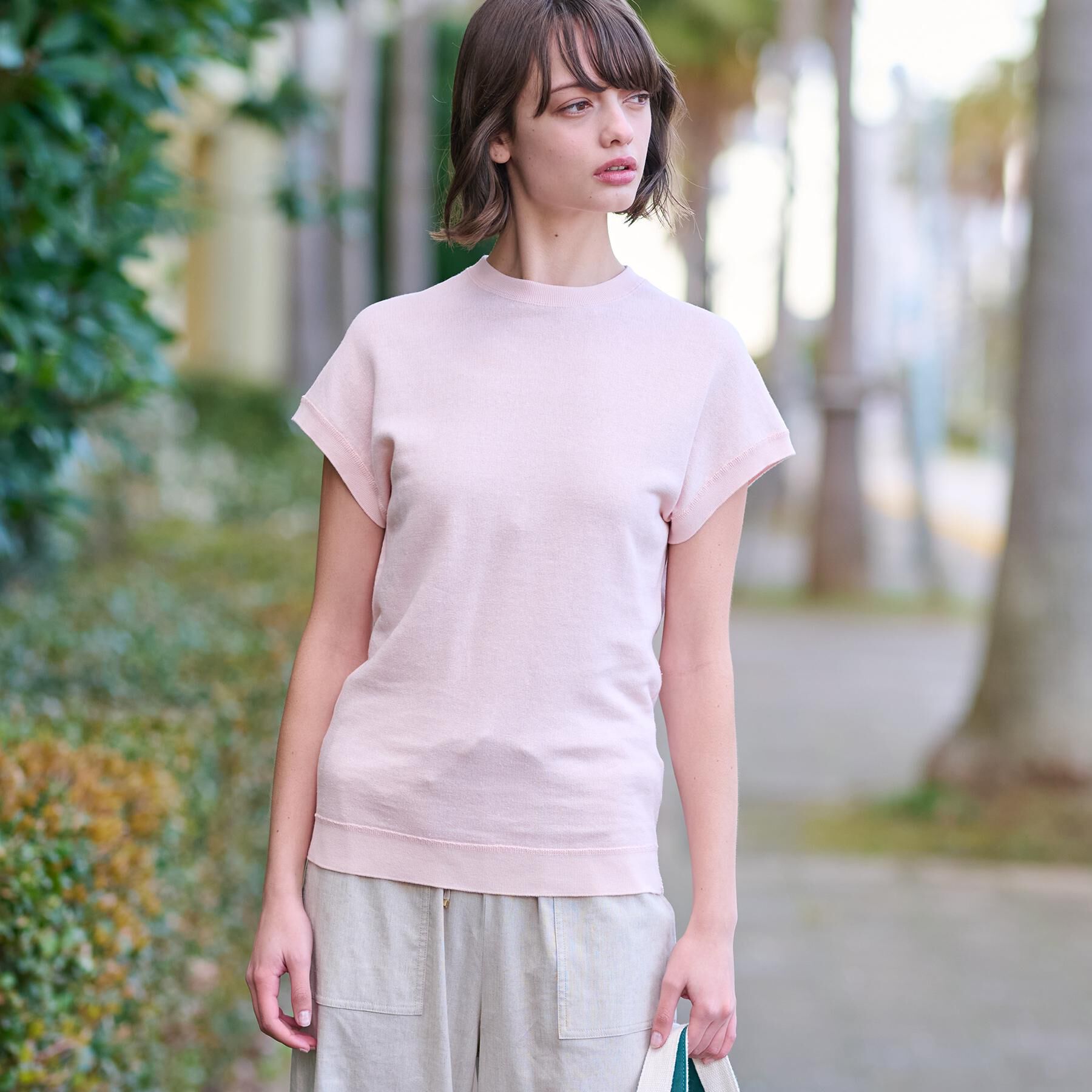 DRESSTERIOR「【毎年人気！／ウォッシャブル】リネン裏毛フレンチプルオーバー」|Tシャツ・カットソー|