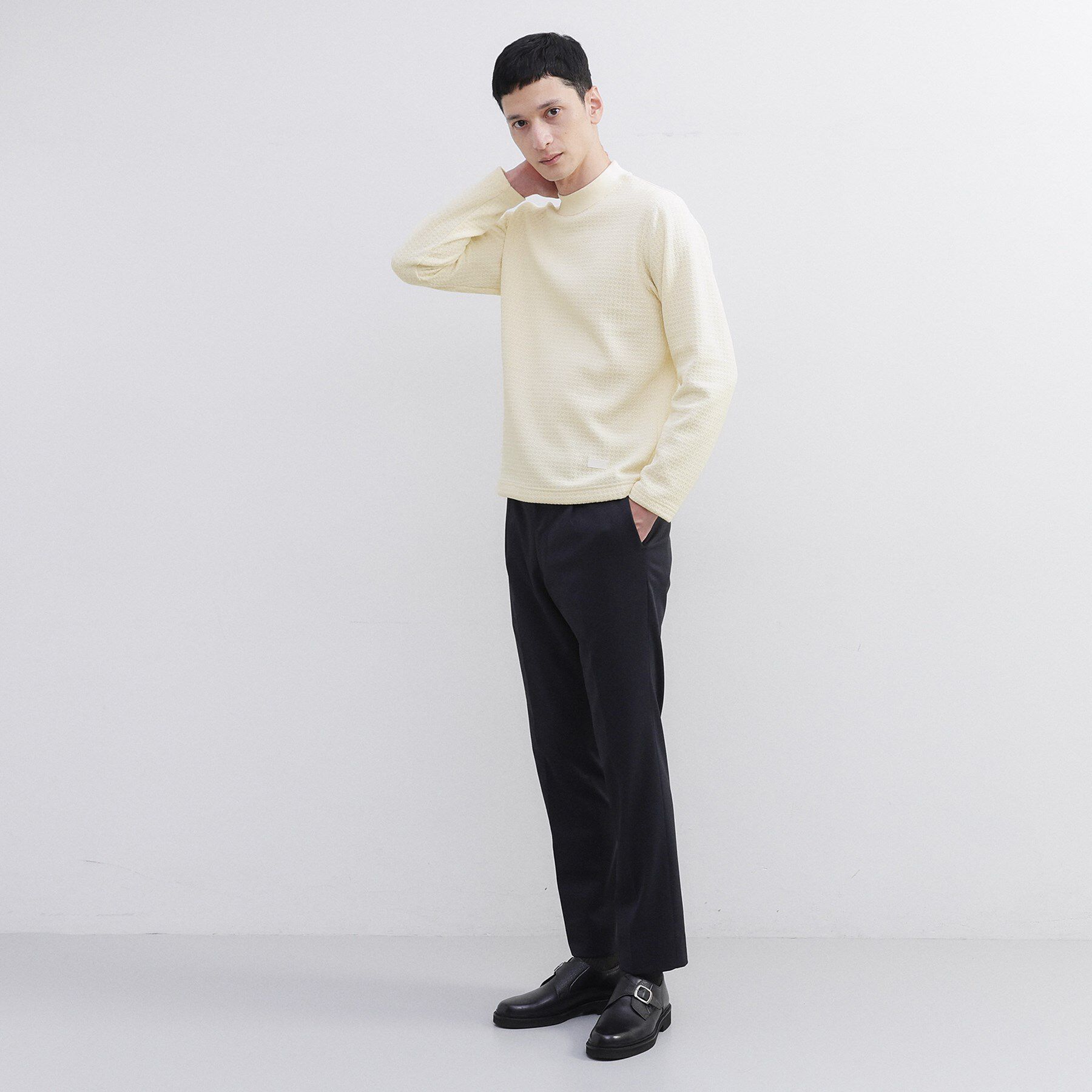 TAKEO KIKUCHI「モールクオーターモックネック」|Tシャツ・カットソー|