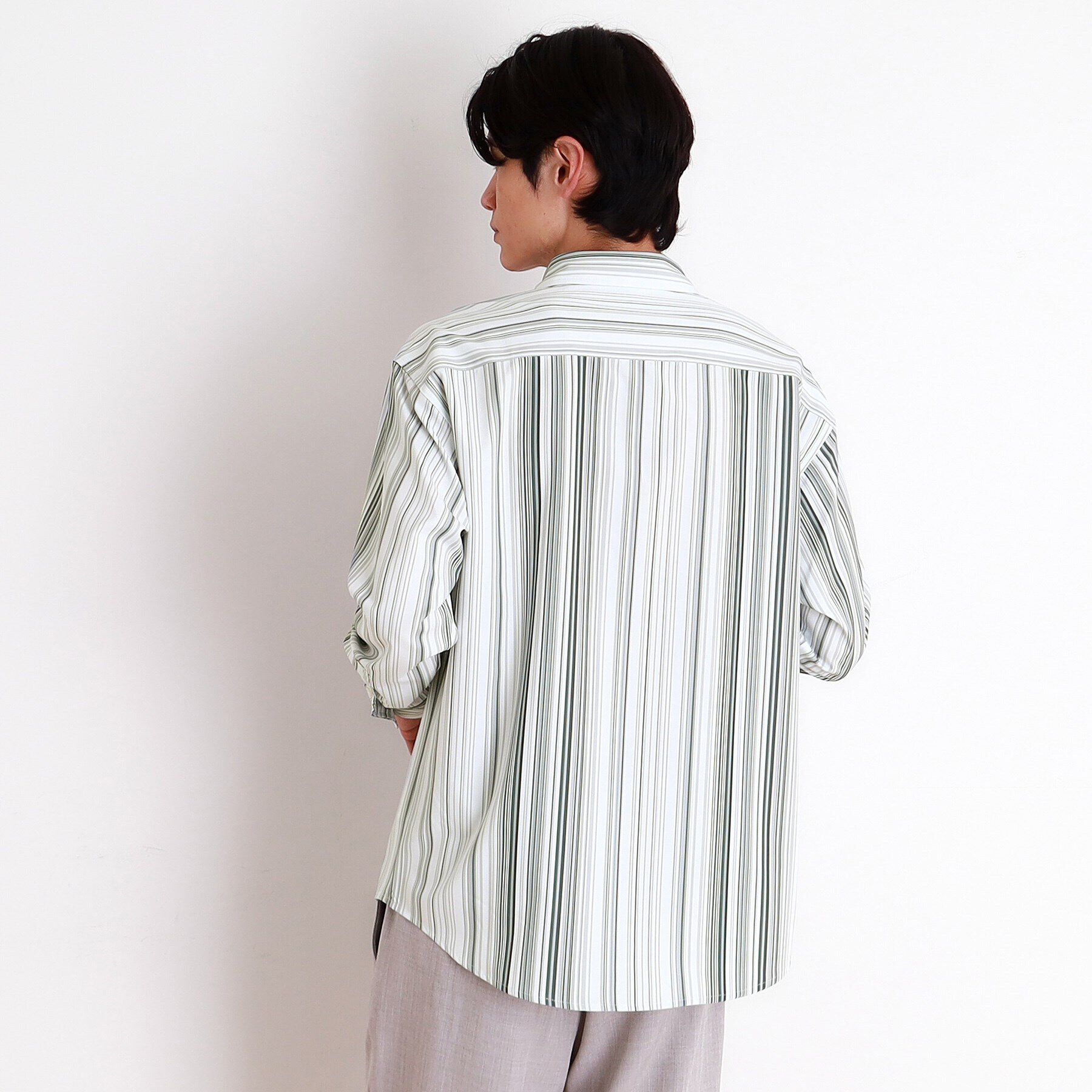THE SHOP TK「マルチストライプ長袖シャツ」|シャツ・ブラウス|