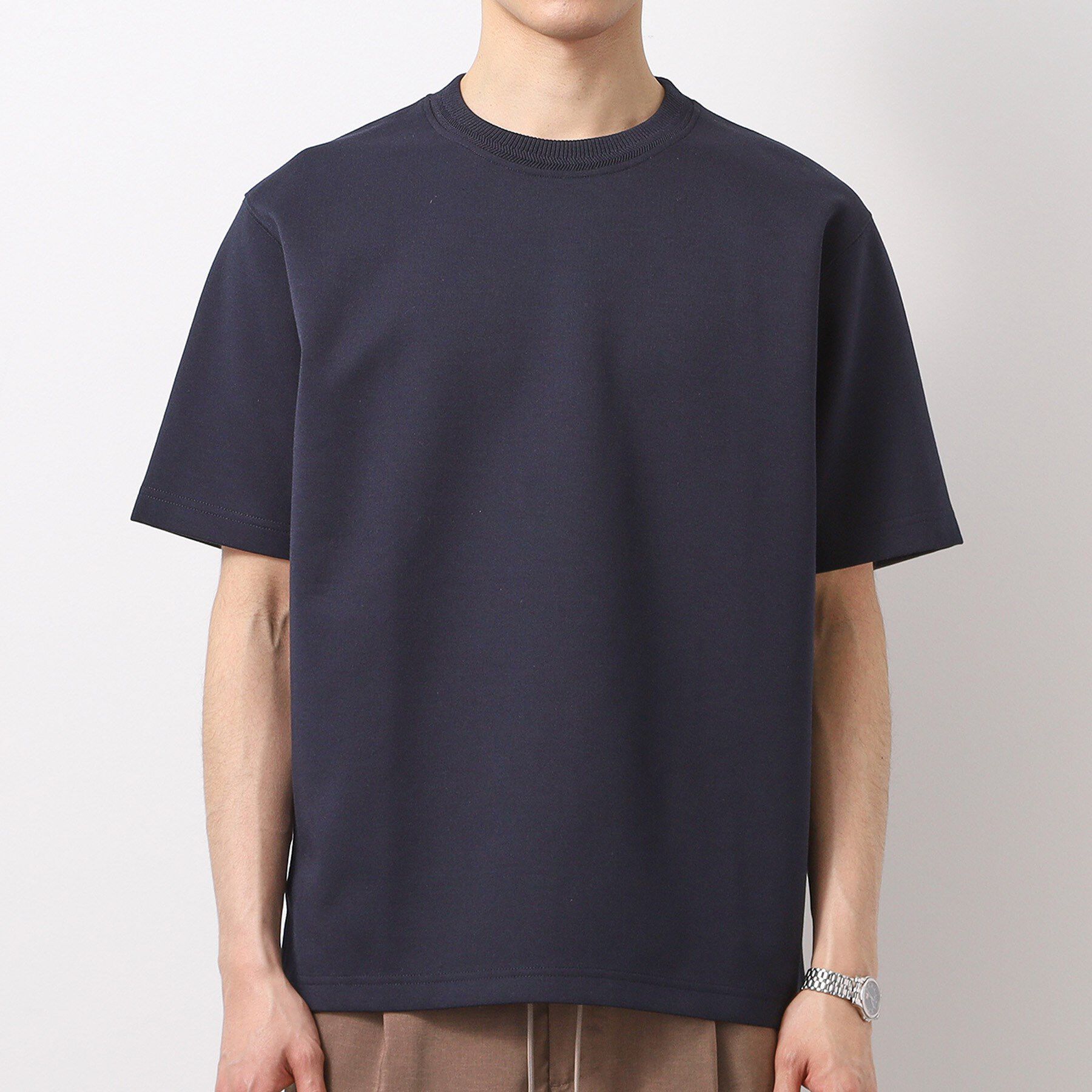 THE SHOP TK「ダブルフェイス半袖Tシャツ　洗濯機OK」|Tシャツ・カットソー|
