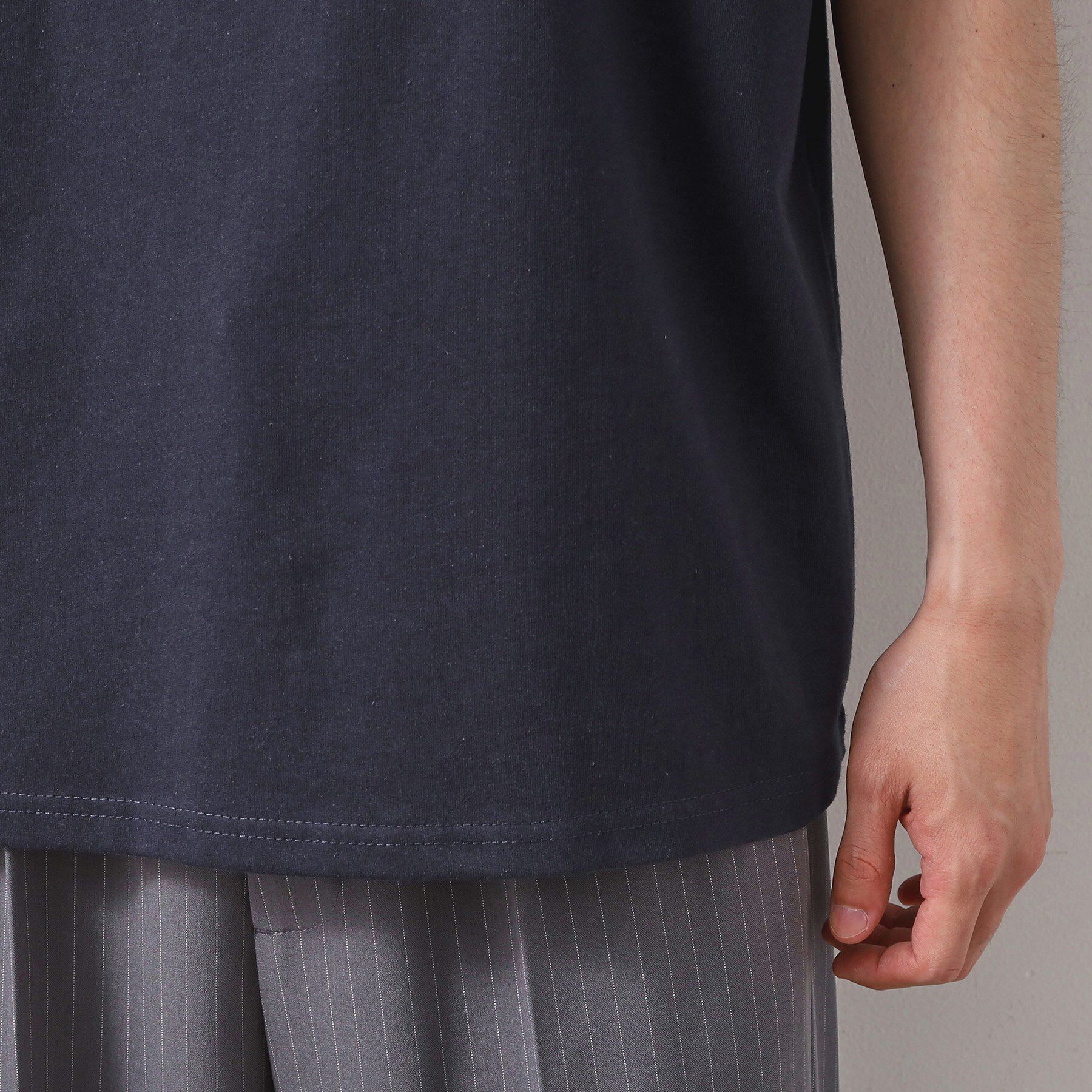 THE SHOP TK「刺繍ロゴ半袖Ｔシャツ　洗濯機OK/ユニセックス」|Tシャツ・カットソー|