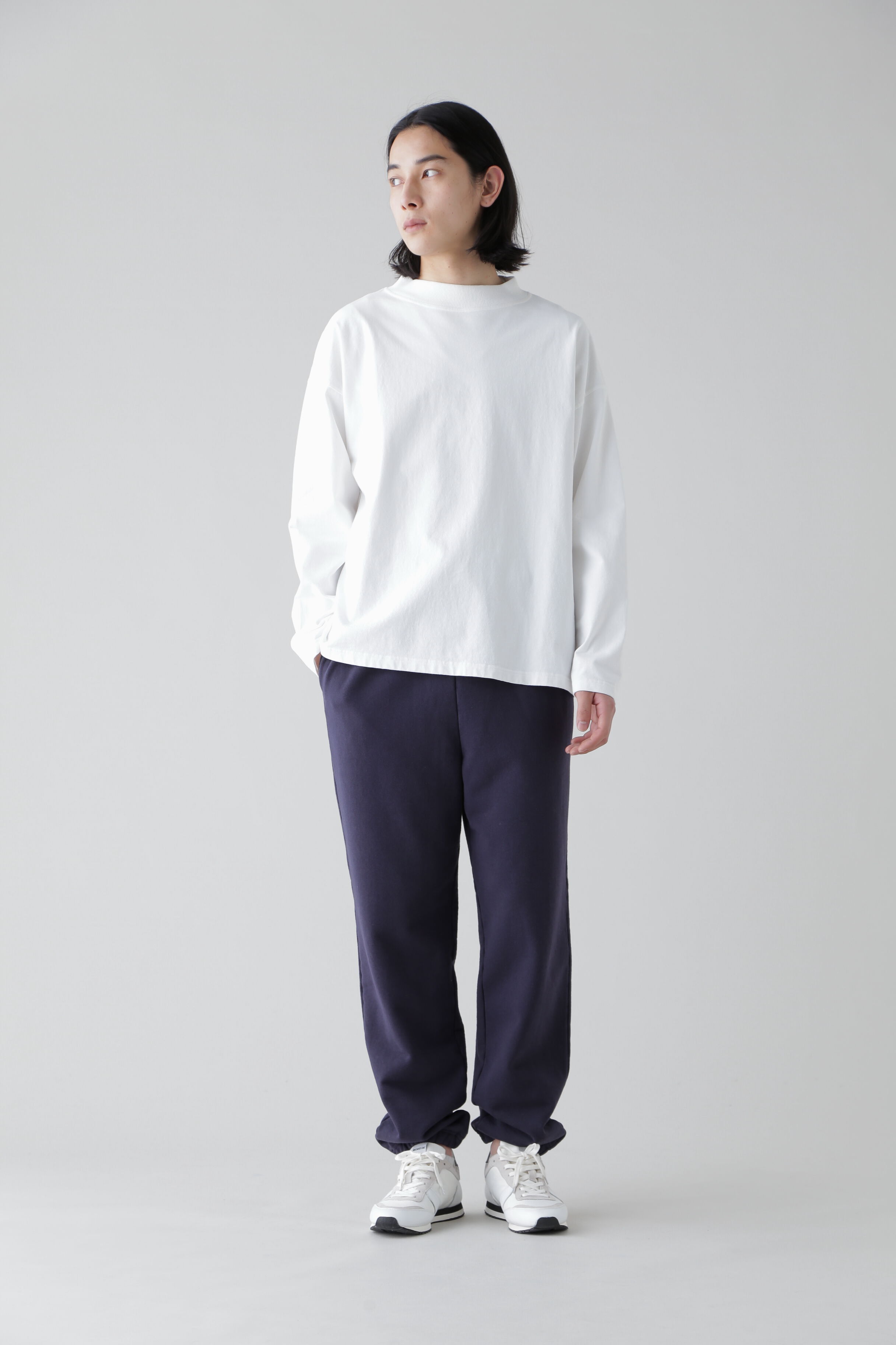 YLEVE 「Ｙ / ORGANIC COTTON JERSEY MOCK NECK P/O」|Tシャツ・カットソー|