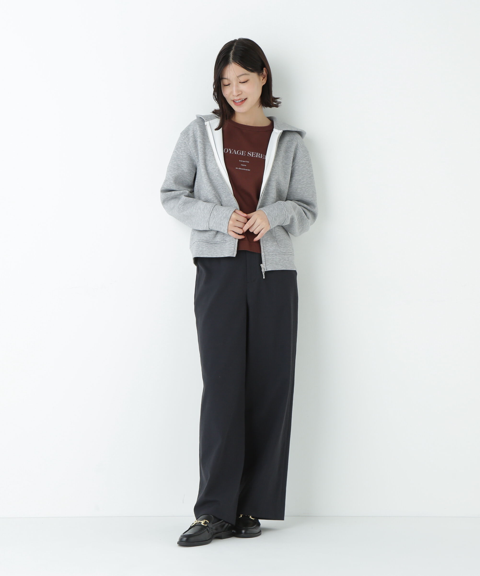  「◆クッションダンボールジップパーカー」|Tシャツ・カットソー|