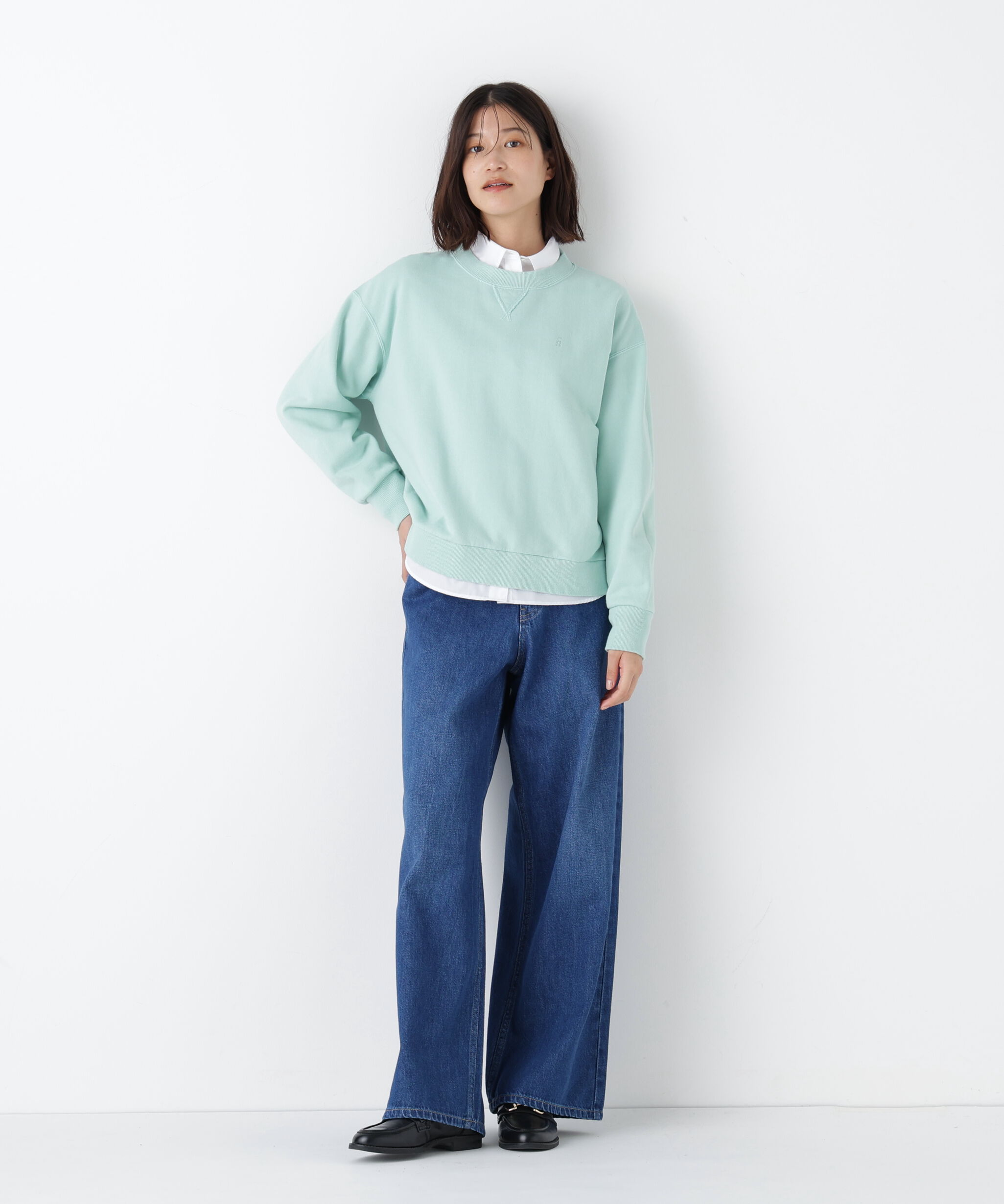  「◆ロゴ刺繍カラースウェット」|Tシャツ・カットソー|
