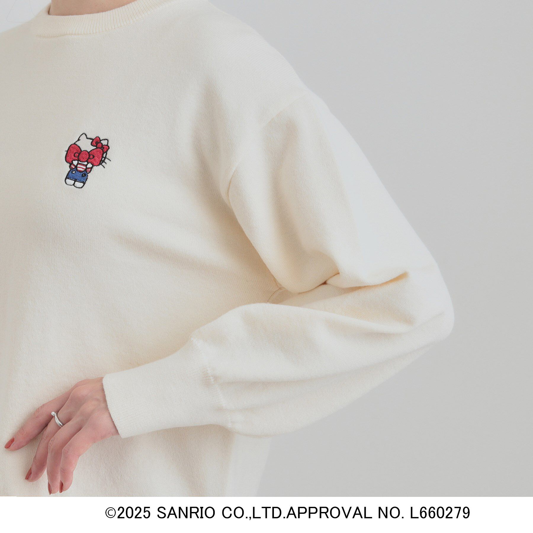 SHOO･LA･RUE「【HELLO KITTY コラボ】選べる6柄 スウェットライクニット」|ニット・セーター|