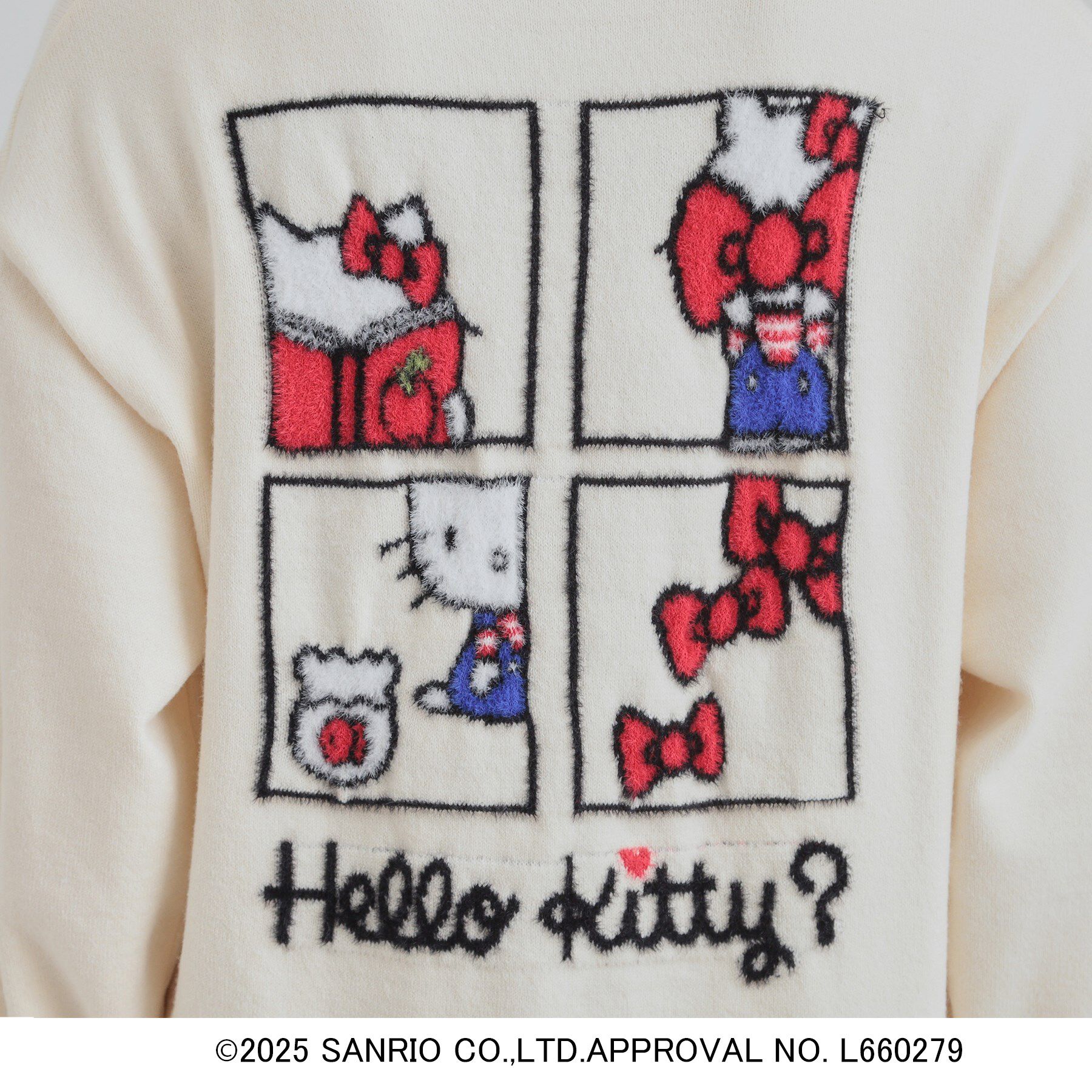 SHOO･LA･RUE「【HELLO KITTY コラボ】選べる6柄 スウェットライクニット」|ニット・セーター|