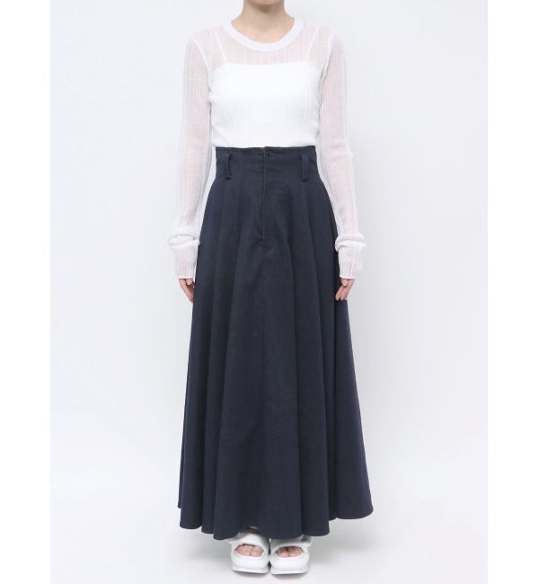 ELENDEEK「DENIM TUCKED SK」|スカート|