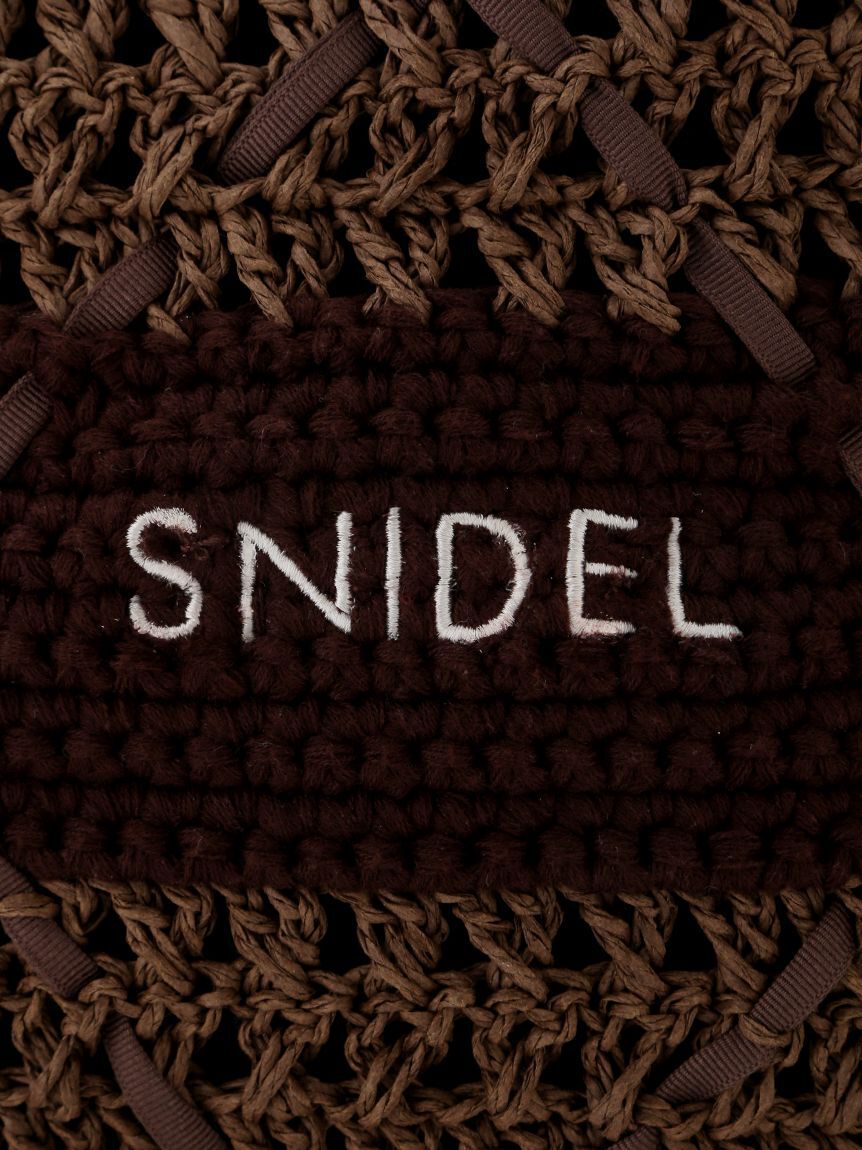 SNIDEL「ペーパークロシェトート」|トートバッグ|
