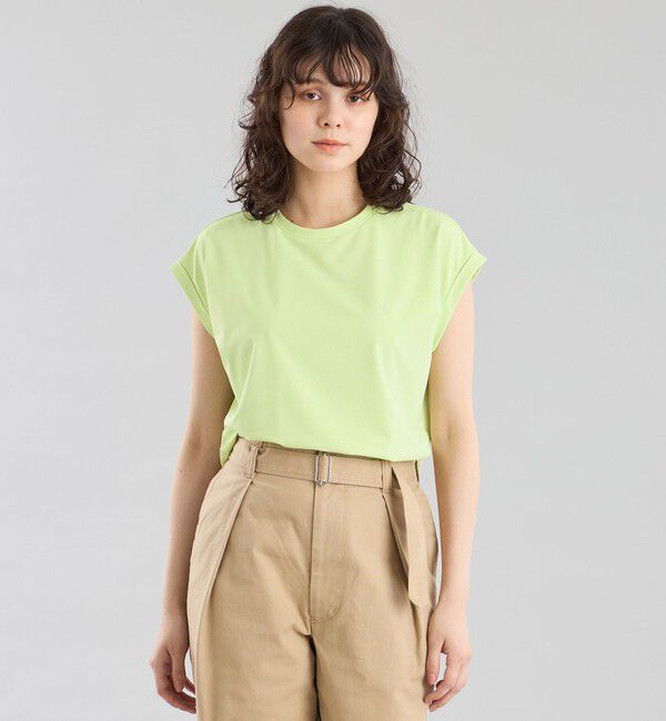 MACKINTOSH PHILOSOPHY「GREY LABEL テックジャージードルマンT」|Tシャツ・カットソー|イエロー