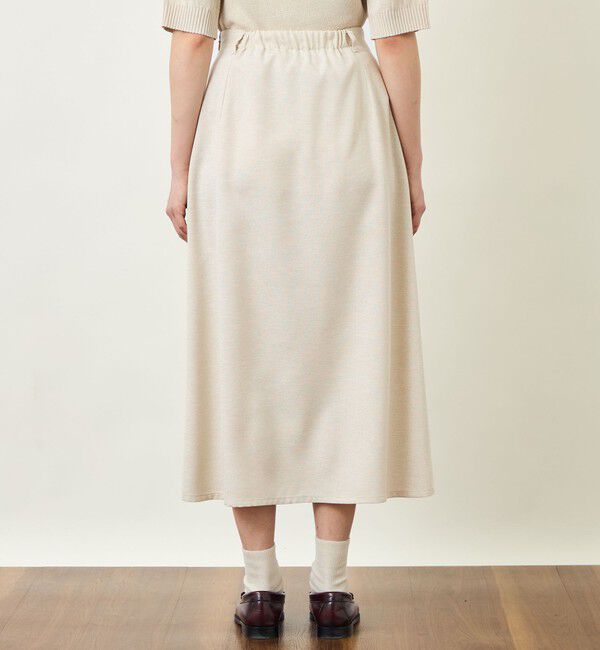 MACKINTOSH PHILOSOPHY「GREY LABEL ドライタッチオックス フロントタックスカート」|スカート|