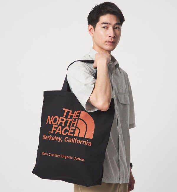 UNITED ARROWS green label relaxing「【WEB限定】＜THE NORTH FACE＞オーガニック コットン トートバッグ」|トートバッグ|BLACK