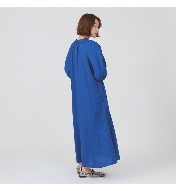 Ray BEAMS 「リネン バルーンスリーブ ワンピース」|ワンピース|