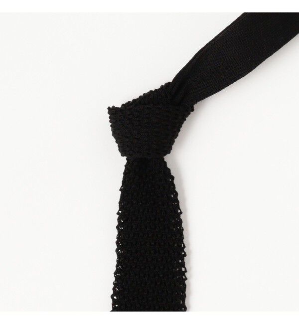 BEAMS PLUS「BEAMS PLUS｜Cotton Knit Tie Solid｜メンズ ニットタイ ネクタイ｜無地 ワントーン｜コットン100% 日本製」|ネクタイ・蝶ネクタイ|
