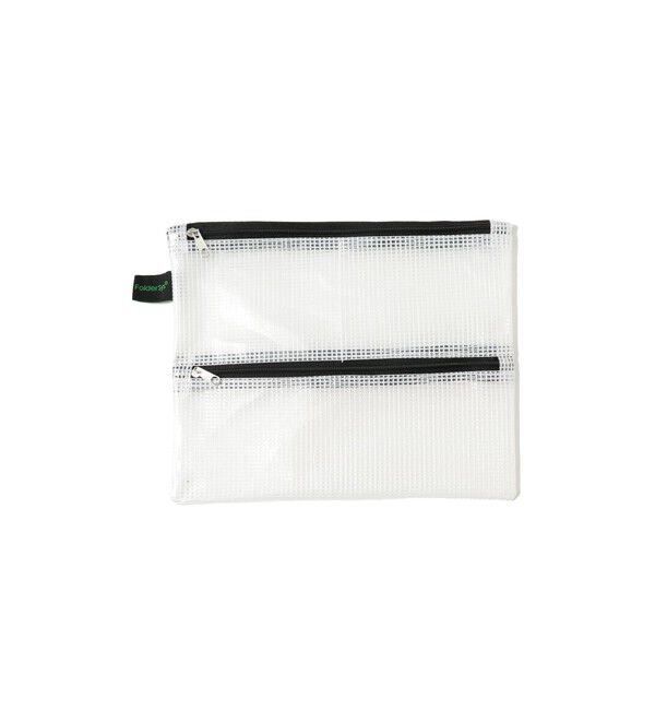 BEAMS「FolderSys / マルチコンパートメントジップバッグ A5」|ポーチ|