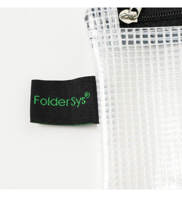 BEAMS「FolderSys / マルチコンパートメントジップバッグ A5」|ポーチ|