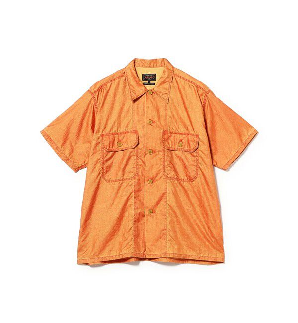 BEAMS PLUS「MIL-SHT Nylon Rip stop Pigment Dye」|シャツ・ブラウス|YELLOW