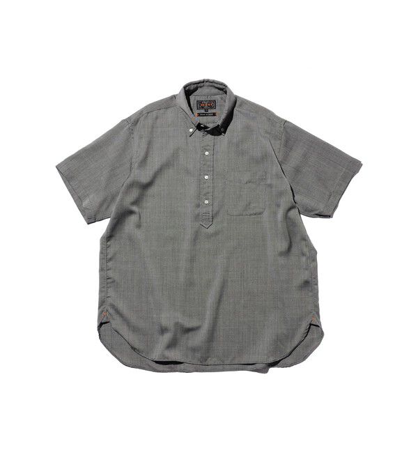 BEAMS PLUS「B.D. Pullover Classic-fit Washable Wool Oxford」|シャツ・ブラウス|GREY