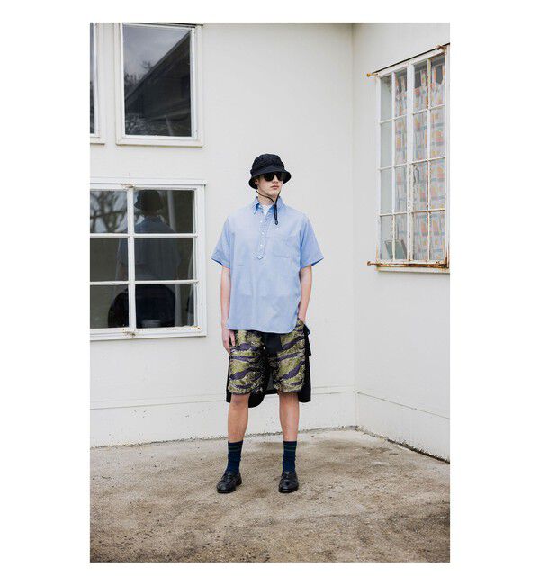 BEAMS PLUS「B.D. Pullover Classic-fit Washable Wool Oxford」|シャツ・ブラウス|