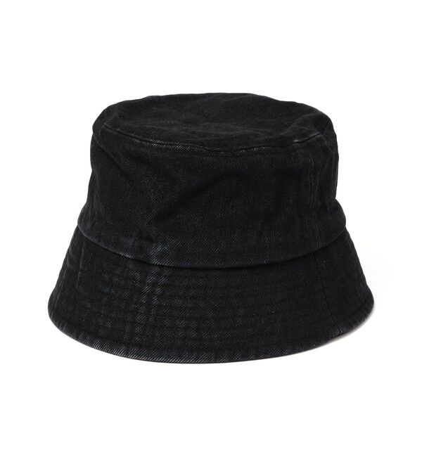 SHIPS KIDS「ARCH&LINE:オーガニック コットン DENIM BUCKET HAT」|ハット|ブラック