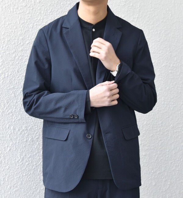SHIPS any「SHIPS any:〈撥水/軽量/ストレッチ〉SOLOTEX(R) シアサッカー セットアップ スーツ 26SS◇」|スーツ|