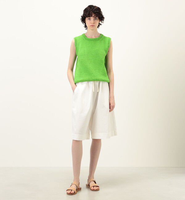 TOMORROWLAND GOODS「NITTO CAMA BERMUDA イージーハーフパンツ」|キュロット|