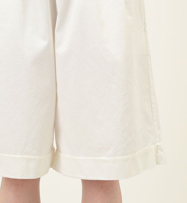 TOMORROWLAND GOODS「NITTO CAMA BERMUDA イージーハーフパンツ」|キュロット|