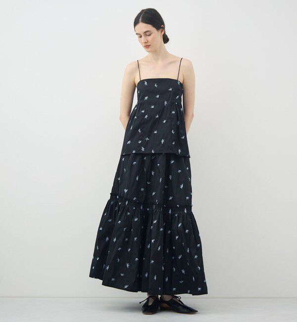 TOMORROWLAND BUYING WEAR「【別注】ne Quittez pas BLACK Camisole Embroidery トップス」|キャミソール|