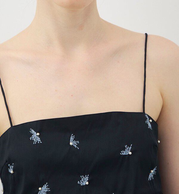 TOMORROWLAND BUYING WEAR「【別注】ne Quittez pas BLACK Camisole Embroidery トップス」|キャミソール|