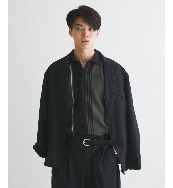 JOURNAL STANDARD「《予約》FRED PERRY / フレッドペリー 別注 ストライプ ピケ ポロシャツ」|ポロシャツ|