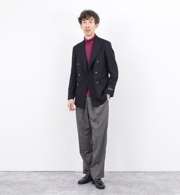 NOLLEY'S goodman「《ビジカジ対応》尾州 WOOL W JACKET 25AW」|テーラードジャケット|